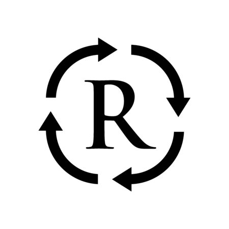trash can icon vector desiign symbolのイラスト素材