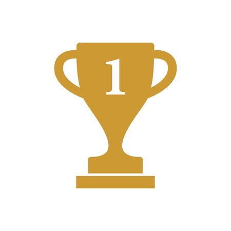trophy icon vector design symbolのイラスト素材