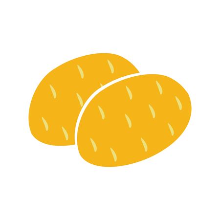 potato icon vector design symbol of vegetableのイラスト素材