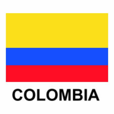 Colombia flags icon vector design symbolのイラスト素材