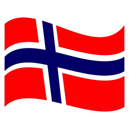 Norway flags icon vector design symbolのイラスト素材