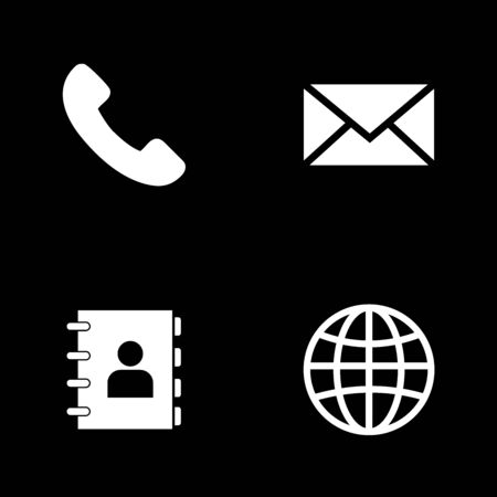 web icon set vector design symbolのイラスト素材