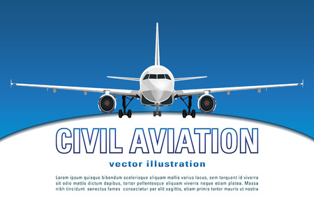 Aircraft vector.のイラスト素材