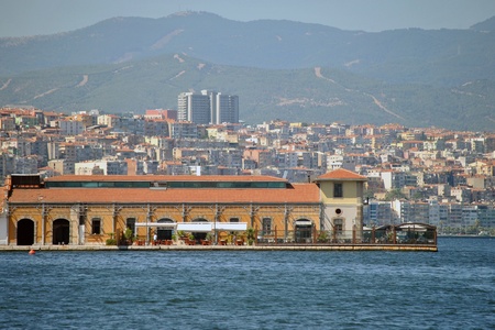 Harbour old Izmirのeditorial素材