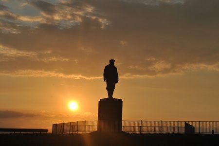 Ijsselmeer ,dam  Afsluitdijk の写真素材