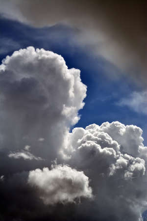 The clouds in autumnの写真素材