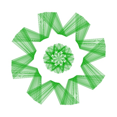 Abstract floral silhouette, element for design.vector illustrationのイラスト素材