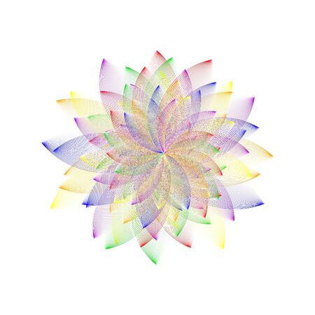 Abstract floral silhouette, element for design. vectorのイラスト素材