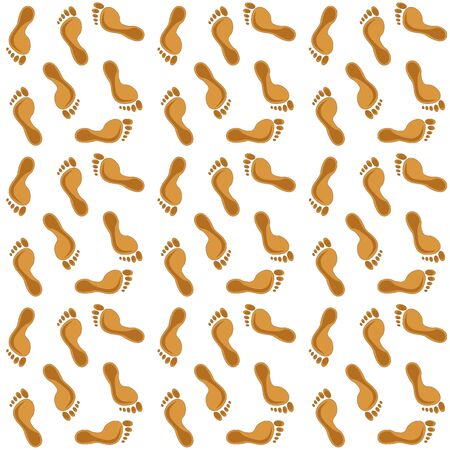  footprints background. vectorのイラスト素材