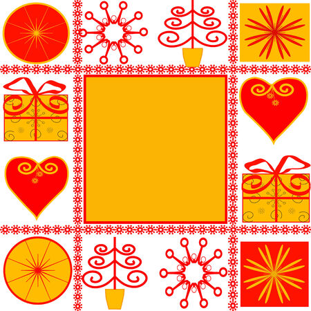 vector illustration of a Christmas Background.のイラスト素材