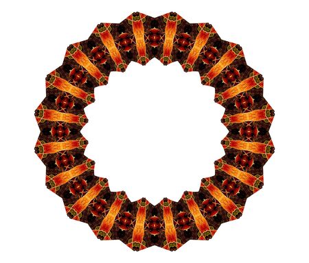 kaleidoscope of leaves の写真素材