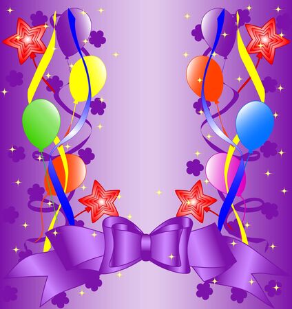 birthday background. illustrationのイラスト素材