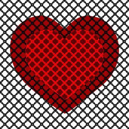 abstract background with heartのイラスト素材