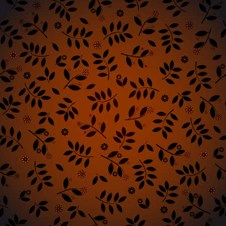 vector illustration of a seamless floral backgroundのイラスト素材