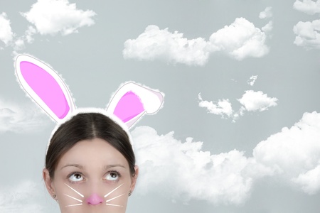 Funny bunnyの写真素材