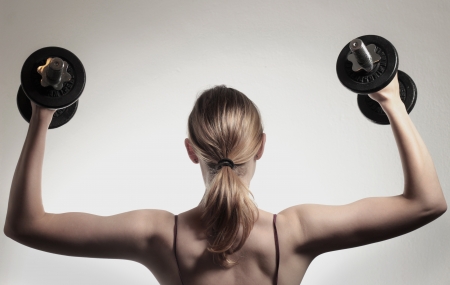 Dumbbell Exercisingの写真素材