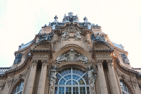 Beautiful facade of the old buildingのeditorial素材