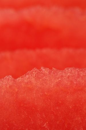 Top edges of watermelon slices - macro viewの写真素材