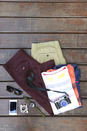 Essentials modern man kitの写真素材