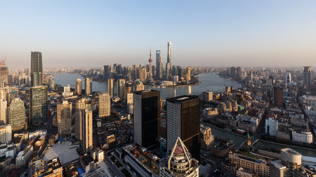 Pudong Shanghai City Scenery