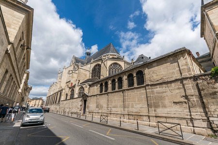 Paris Church of Saint Etienneのeditorial素材