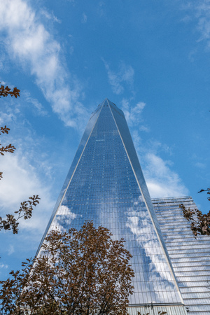 Sights of the New World Trade Building in New York, USAのeditorial素材