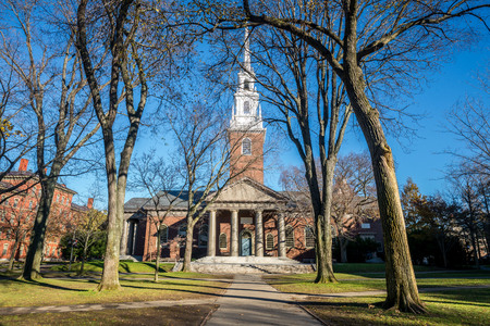 Campus scenery of Harvard University, Bostonのeditorial素材