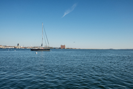 Boston port scenery in the United Statesのeditorial素材