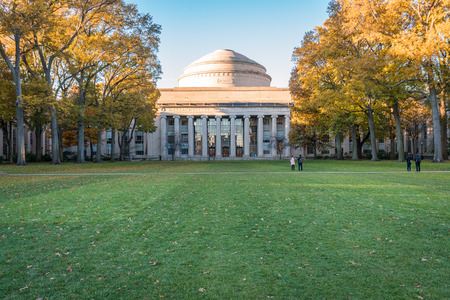 Massachusetts inst tech exterior landscape viewのeditorial素材