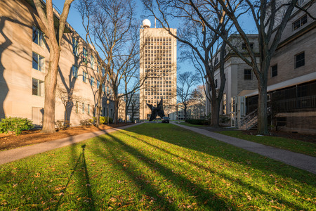 University Campus exterior landscape viewのeditorial素材