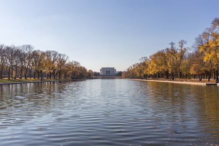 The Lincoln Memorial hallのeditorial素材