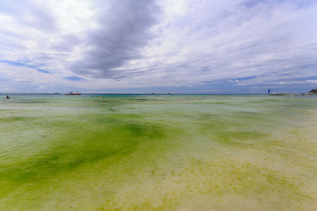 The Boracay beach seaの写真素材