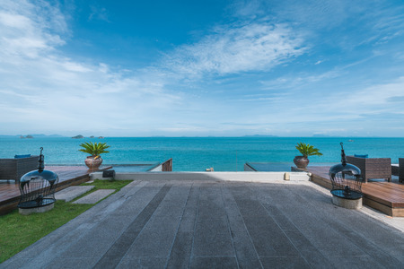 Thailand Samui Luxury Resort, Island Resort Sea Viewのeditorial素材