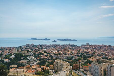 Marseille cityscape, Franceの写真素材