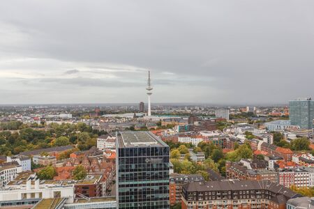 Hamburg cityscapeの写真素材