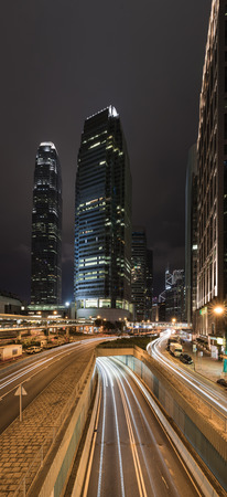 Hong Kong International Finance Centre, China, night view