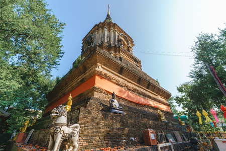 Wat Lok Molee temple in the north of Chiang Mai old city, Thailand