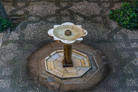 Arabic style architecture, building and art design in Alhambraの写真素材