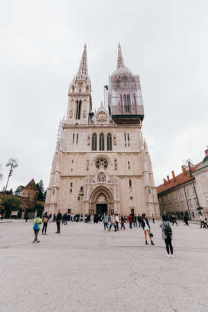 Zagreb Cathedral, Cathedral of Assumption of the Blessed Virgin Maryのeditorial素材