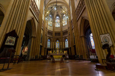 Cathedrale Saint-Benigne de Dijon, Dijon Cathedral, ancient buildings in Dijon, France