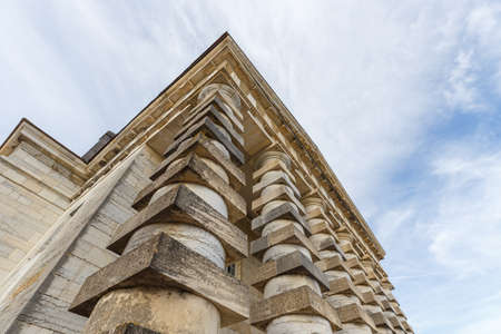 Architecture and buildings in the Saline Royale (Royal Saltworks) at Arc-et-Senans, Franceのeditorial素材