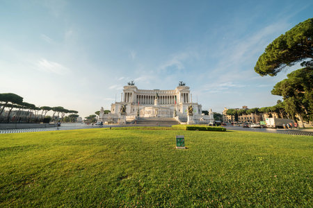 Piazza Venezia in Rome, Italy