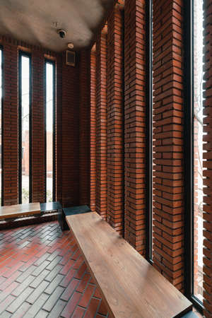 Garden landscape and architecture in Beijing Red-brick Art Gallery