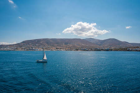 Landscapes of Aegean islands in Greece