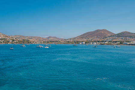 Landscapes of Aegean islands in Greece
