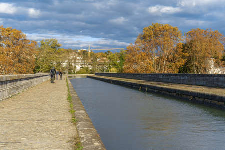 Pont-Canal de l`Orb in BÃ©ziers, Franceのeditorial素材