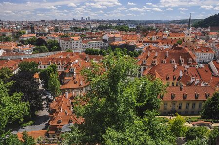 The Prague on skylineのeditorial素材