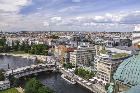 Panorama of Berlin from the topのeditorial素材