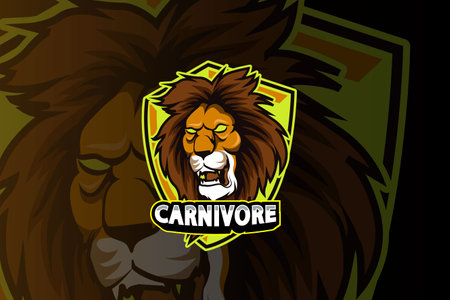 Lion e sport logo designのイラスト素材