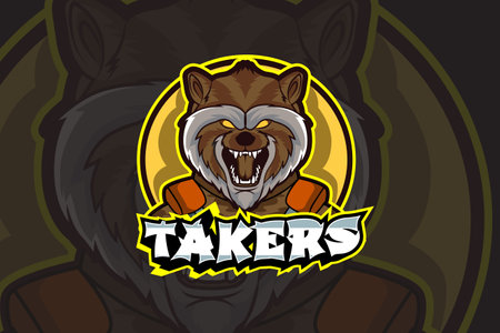 Takers e sport logo vectorのイラスト素材